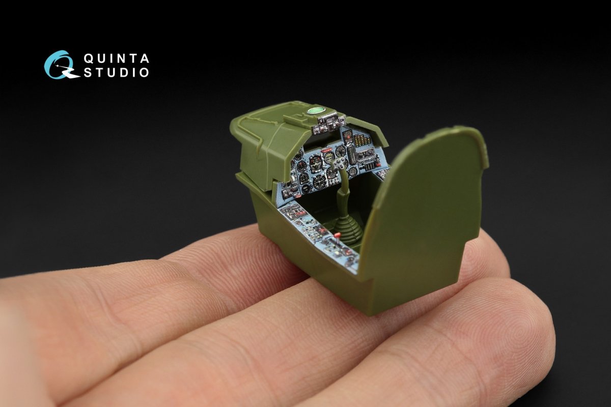 Quinta Studio QDS-48249 Su-25 3D-Printed &amp;amp; colored Interior on decal paper (Zvezda) 1/48 – immagine 6