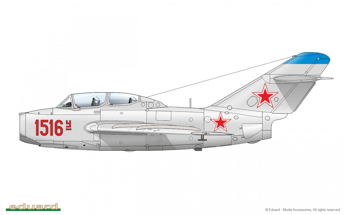 Eduard 7055 UTI MiG-15 1/72 – imagen 15