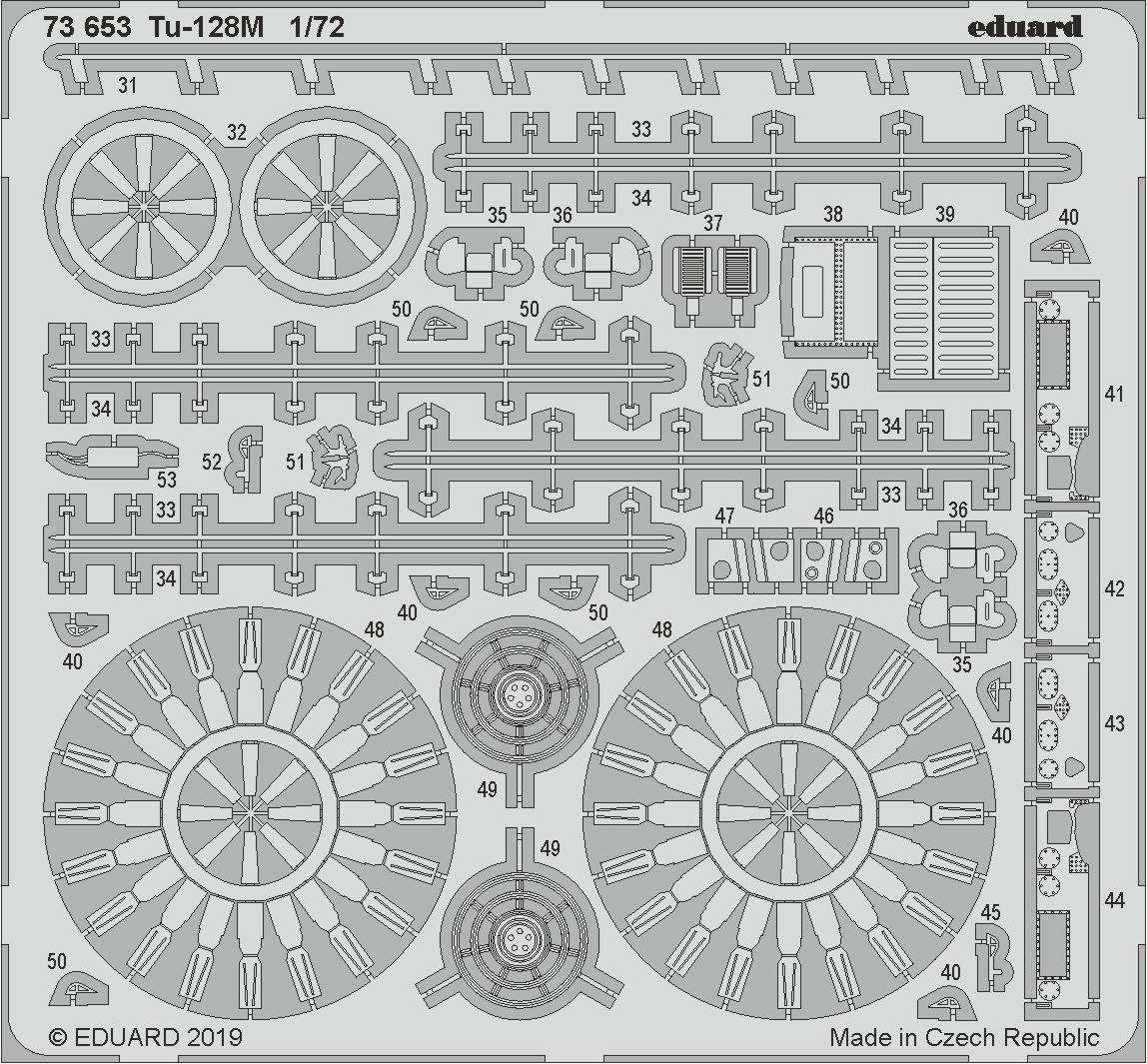 Eduard 73653 Tu-128M 1/72 TRUMPETER – zdjęcie 2