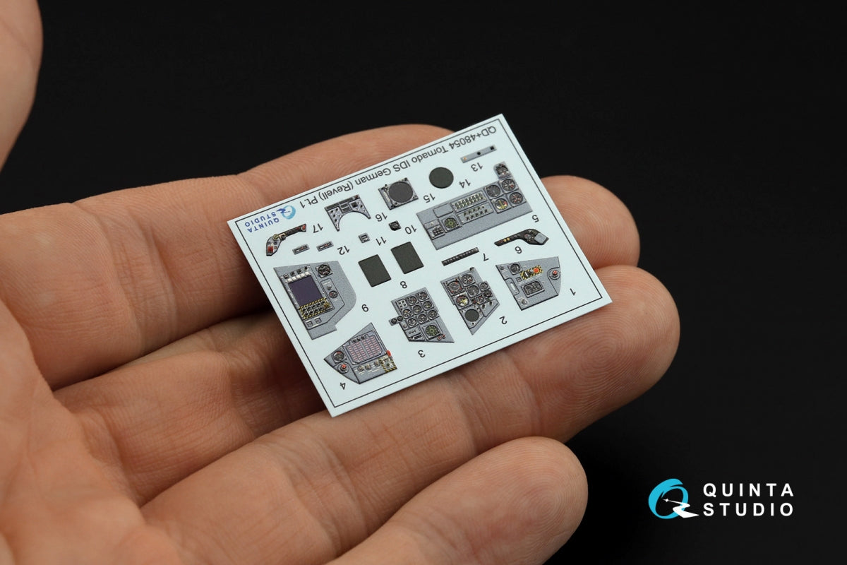 Quinta Studio QDS+48054 Tornado IDS German 3D-Printed &amp;amp; coloured Interior on decal paper (Revell) (small version) (with 3D-printed resin parts) 1/48 – Bild 3