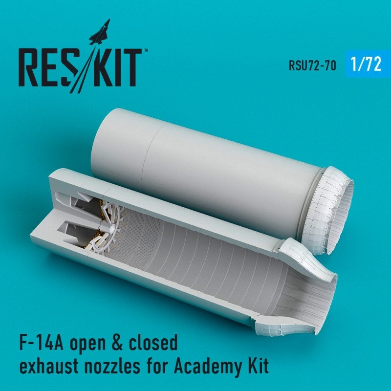 RESKIT RSU72-0070 F-14A Tomcat open &amp;amp; closed exhaust nozzles for Academy 1/72