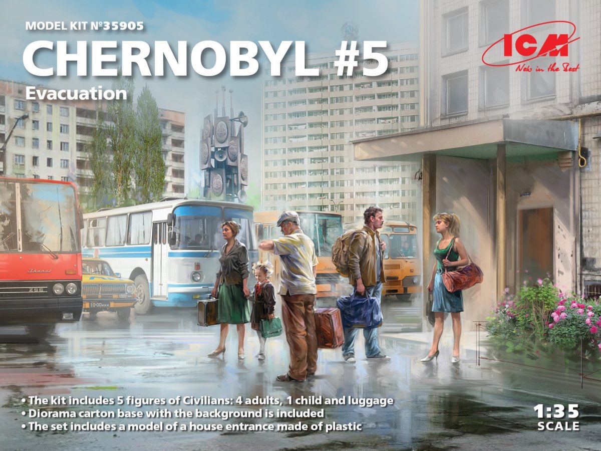 ICM 35905 Chernobyl#5. Evacuation 1/35