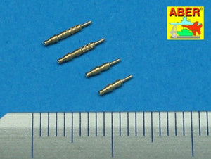 Aber A48 003 Set of 4 barrels tips for German 7,92 mm MG 17 aircraft machine guns 1/48 – immagine 2