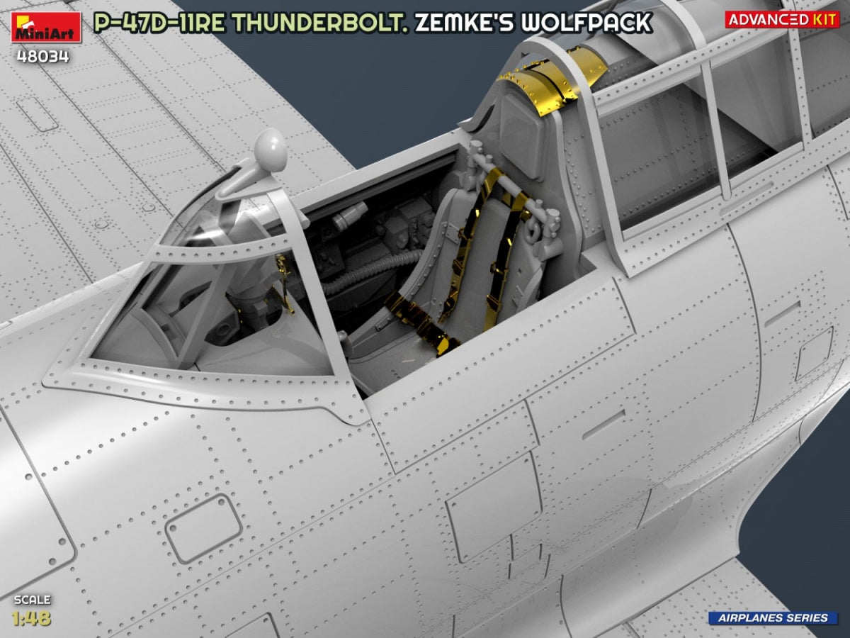 MiniArt 48034 P-47D-11RE Thunderbolt. Zemke&amp;#39;s Wolfpack. Advanced Kit 1/48 – imagen 6