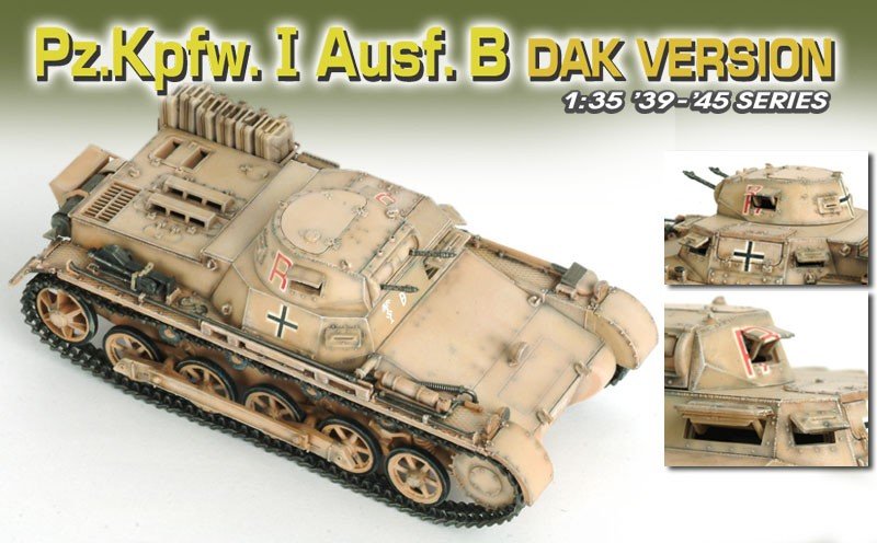Dragon 6207 Pzkpfw. I Ausf. B, DAK Version 1/35 – image 3