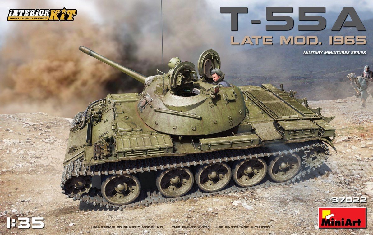 MiniArt 37022 T-55A LATE MOD. 1965 INTERIOR KIT 1/35