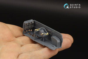 Quinta Studio QD48301 Bf 110E/F 3D-Printed &amp;amp; coloured Interior on decal paper (Eduard) 1/48 – immagine 5