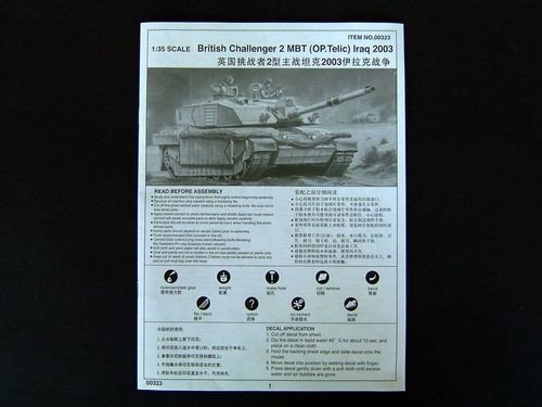 Trumpeter 00323 British Challenger 2 MBT (OP. Telic) Iraq 2003 1/35 – immagine 17