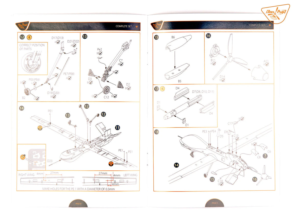 Clear Prop! CP72029 H-75M Hawk 1/72 – imagen 30