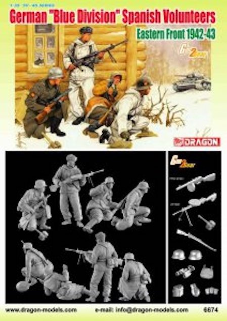 Dragon 6674 German Blue Division Spanish Volunteers, Eastern Front 1942-43 1/35 – immagine 4