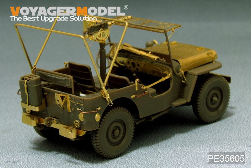 Maquette Voyager PE35605 Ford GPW américaine de la Seconde Guerre mondiale, 1/4 tonne, modèle 1942, pour Bronco 35107, échelle 1/35 – image 5