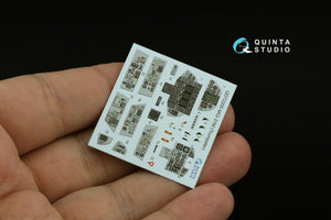 Quinta Studio QD72205 MiG-31M 3D-Printed &amp;amp; coloured Interior on decal paper (Trumpeter) 1/72 – immagine 6