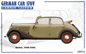 MiniArt 38016 GERMAN CAR 170V CABRIO SALOON 1/35 – Bild 6