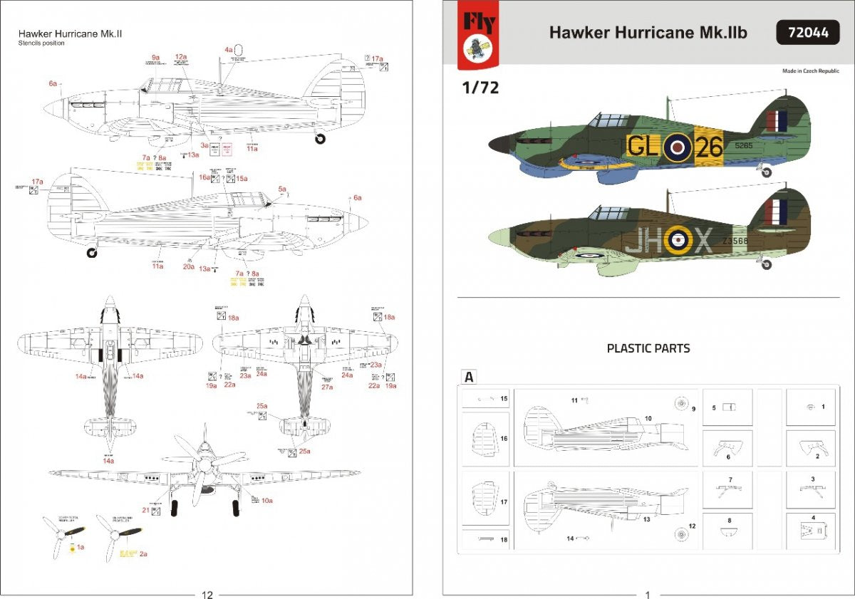 Fly 72044 Hawker Hurricane Mk.IIb 1/72 – image 3
