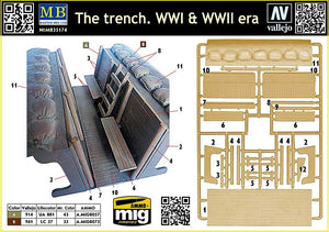 Master Box 35174 The trench. WWI &amp;amp; WWII era 1/35 – Bild 3