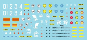 Star Decals 72-A1043 Vietnam 2. M113A1, M113 w recoilless gun, M132 Zippo, M548 ammo carrier, M577 1/72 – Bild 3