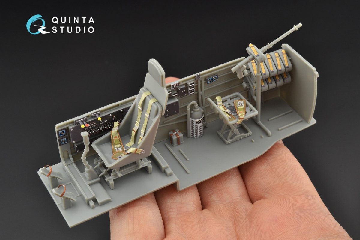 Quinta Studio QD32090 Ju 87B-2/R-2 3D-Printed &amp;amp; coloured Interior on decal paper ( Trumpeter ) 1/32 – zdjęcie 3