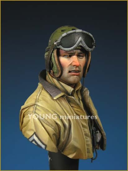 Young Miniatures YM1808 U.S. TANK CREW Europe WWII 1/10 – immagine 7