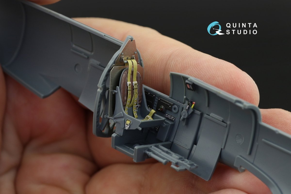 Quinta Studio QD48121 Spitfire Mk.XVI 3D-Printed &amp;amp; coloured Interior on decal paper (Eduard) 1/48 – zdjęcie 10