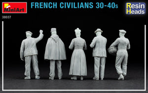 Miniart 38037 French Civilians 30-40s. (resin heads) 1/35 – Bild 5
