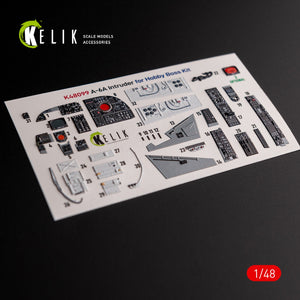 KELIK K48099 A-6A Intruder - interior 3D decals for HobbyBoss kit 1/48 – immagine 2