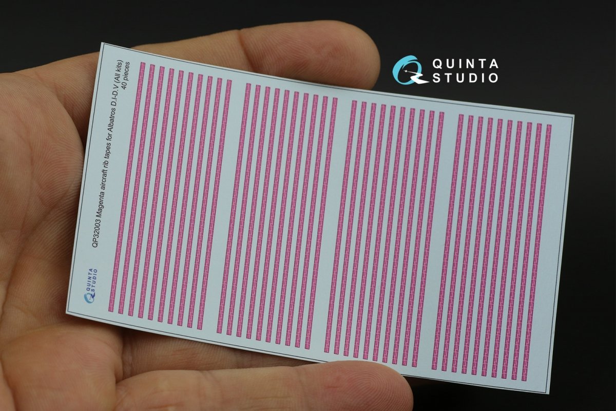 Quinta Studio QP32003 Magenta rib tapes Albatros DI-DV (All kits) 1/32 – image 9