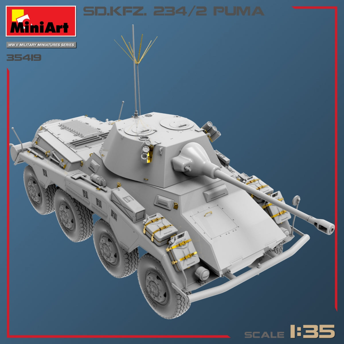 MiniArt 35419 SD.KFZ.234/2 PUMA 1/35 – zdjęcie 16