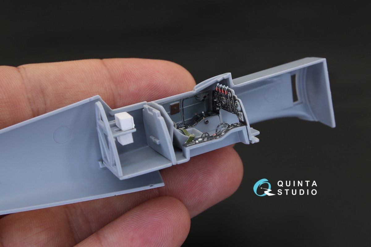 Quinta Studio QD48023 La-9 3D-Printed &amp;amp; coloured Interior on decal paper (for ARK kit) 1/48 – immagine 4