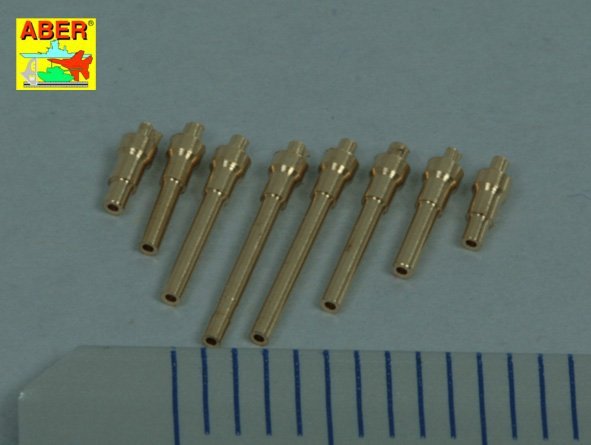 Aber A72 005 Set of 8 turned cal .50 (12,7mm) U.S. Browning M2 barrels for P-47 Thunderbolt 1/72 – immagine 4