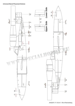 Special Hobby 32074 Fieseler Fi 103R / V-1 Reichenberg 1/32 – immagine 3