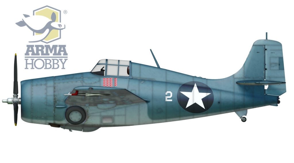 Arma Hobby 70049 Cactus Air Force F4F-4 Wildcat + P-400/P-39D Airacobra Deluxe Set 1/72 – imagen 10