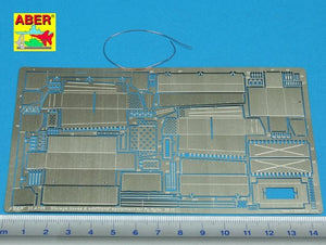 Aber 35A109 Storage boxes and additional equipment for german tank Pz.Kpfw. 38 (t) 1/35 – immagine 2
