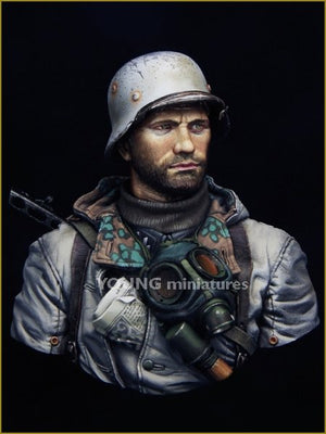Young Miniatures YM1849 Motocycliste allemand Front de l&amp;#39;Est Seconde Guerre mondiale 1/10 – image 7