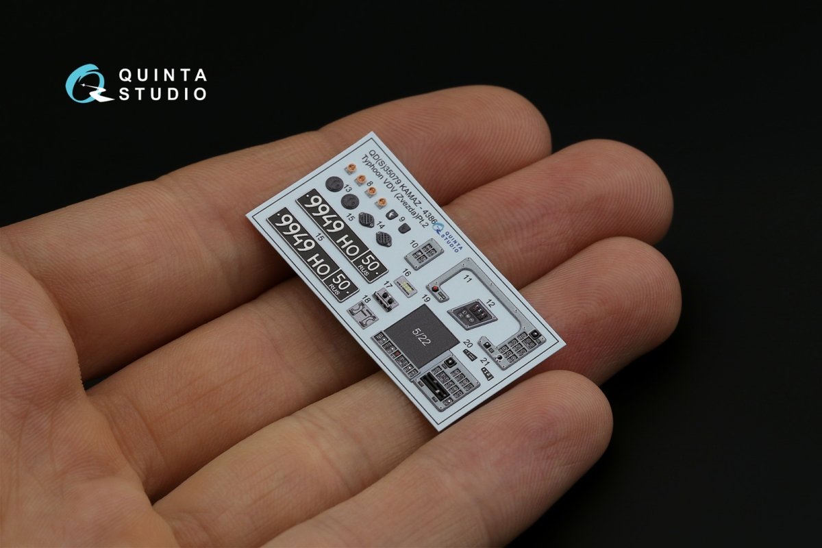 Quinta Studio QDS-35079 K-4386 Typhoon VDV 3D-Printed &amp;amp; coloured Interior on decal paper (Zvezda) (Small version) 1/35 – immagine 10