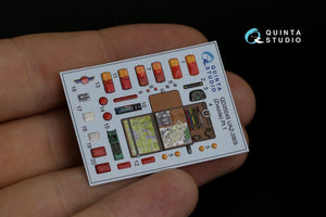 Quinta Studio QD35045 UAZ-3909 3D-Printed &amp;amp; coloured Interior on decal paper (Zvezda) 1/35 – immagine 15