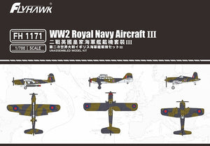 Flyhawk 1171 WW2 Royal Navy Aircraft (Set III) 1/700