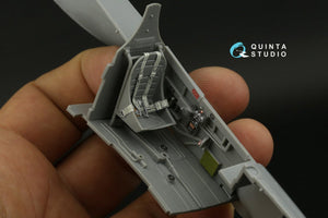 Quinta Studio QD32137 P-40E/K 3D-Printed &amp;amp; coloured Interior on decal paper (Hasegawa) 1/32 – immagine 10