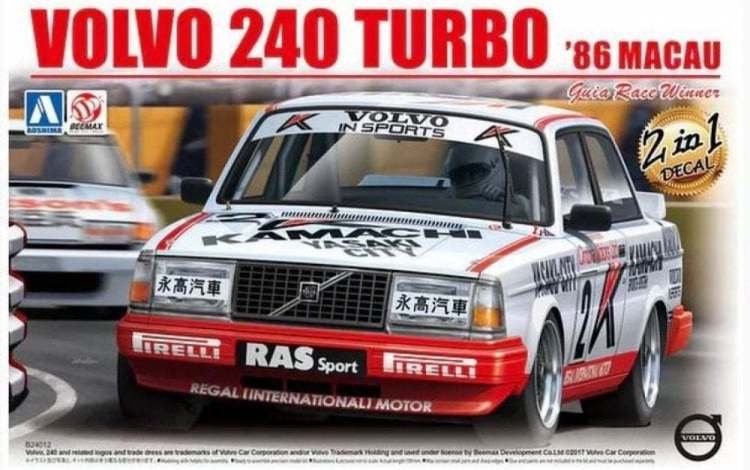 Beemax 24012 Volvo 240 Turbo &amp;#39;86 MACAO Guia Race Winner 1/24