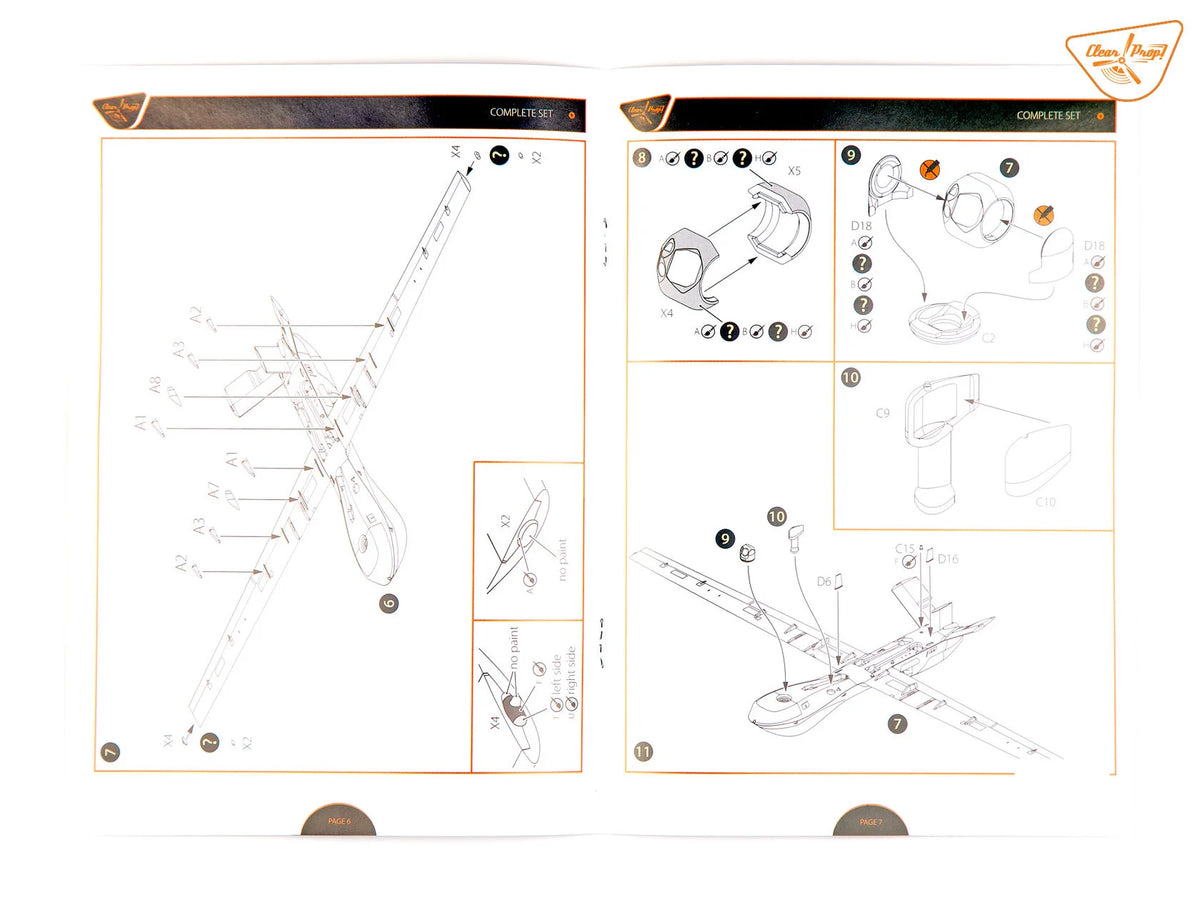 Clear Prop! CP72029 H-75M Hawk 1/72 – imagen 31