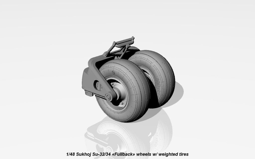 Armory Models AW48025 Roues Fullback Sukhoj Su-32FN / Su-34 avec pneus lestés 1/48 – image 8