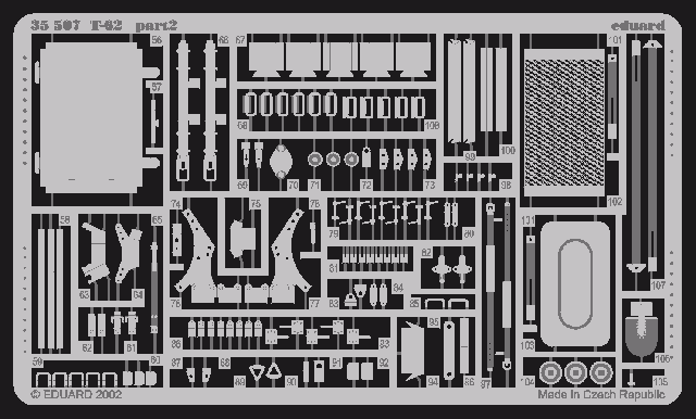 Eduard 35507 T-62 1/35 Tamiya – zdjęcie 2