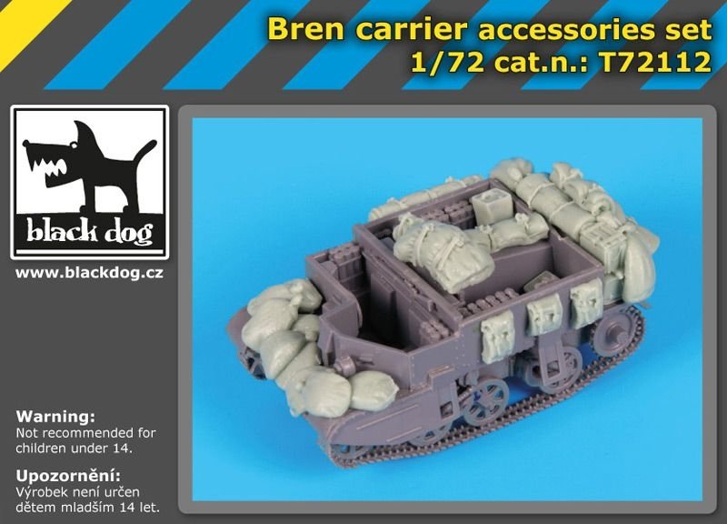 Black Dog T72112 Bren Carrier accessories set for IBG Models 1/72 – immagine 2