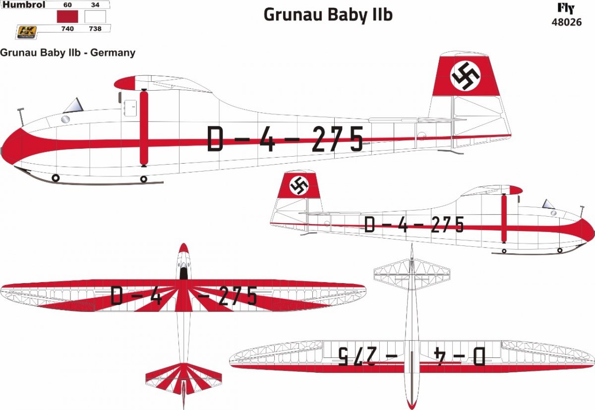 Fly 48026 Grunau Baby IIB Germany vol. 2 1/48 – zdjęcie 3