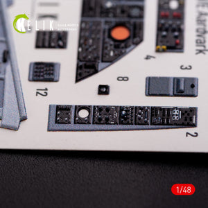 KELIK K48002 F-111 A/E Aardvark interior 3D decals for HobbyBoss kit 1/48 – imagen 8
