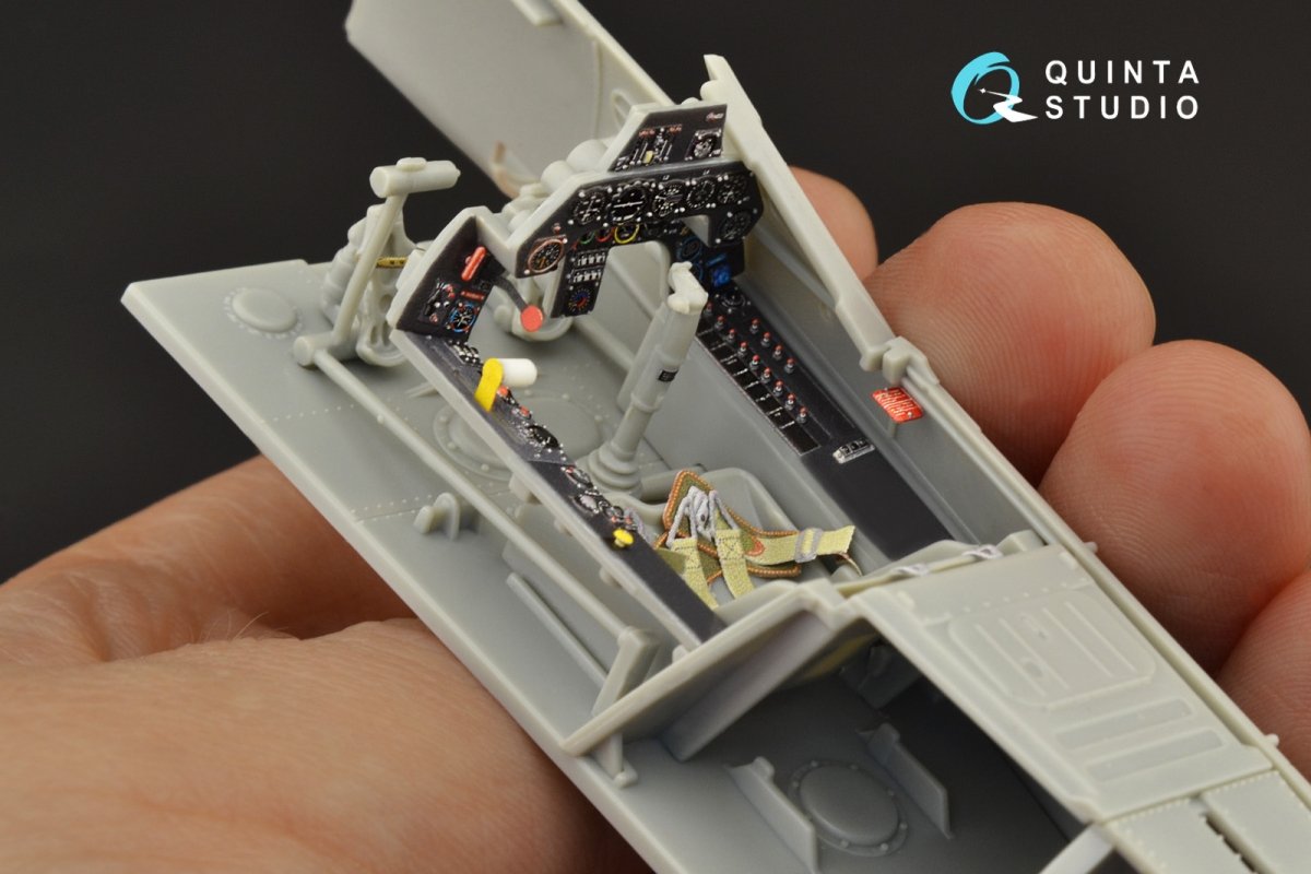 Quinta Studio QD32128 Ta 152H 3D-Printed &amp;amp; coloured Interior on decal paper (Zoukei-Mura) 1/32 – Bild 10