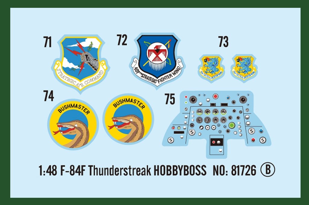 Hobby Boss 81726 F-84F Thunderstreak 1/48 – Bild 4