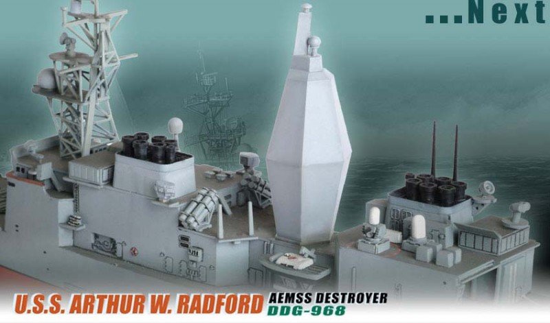 Dragon 1018 U.S.S. Arthur W Radford Aemss 1/350 – immagine 3
