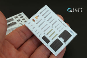 Quinta Studio QD32021 F-16C 3D-Printed &amp;amp; coloured Interior on decal paper (for Academy kit) 1/32 – immagine 5