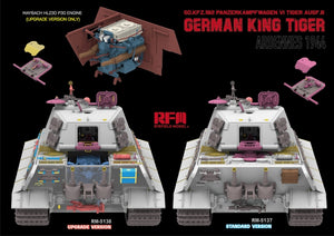 Rye Field Model 5138 German King Tiger Pz.Kpfw. VI Ausf. B Ardennes 1944 Upgrade Version 1/35 – zdjęcie 6