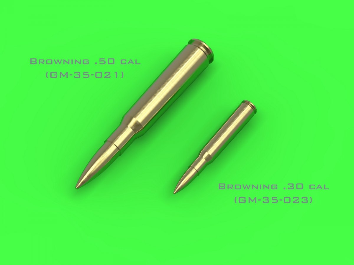 Master GM-35-023 M1919 Browning calibre .30 (7,62 mm) - cartouches (25 pièces) 1/35 – image 2
